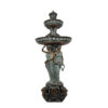 Bronze Three Ladies Fish Tier Fountain