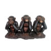 Bronze Three Wise Monkeys Sculpture