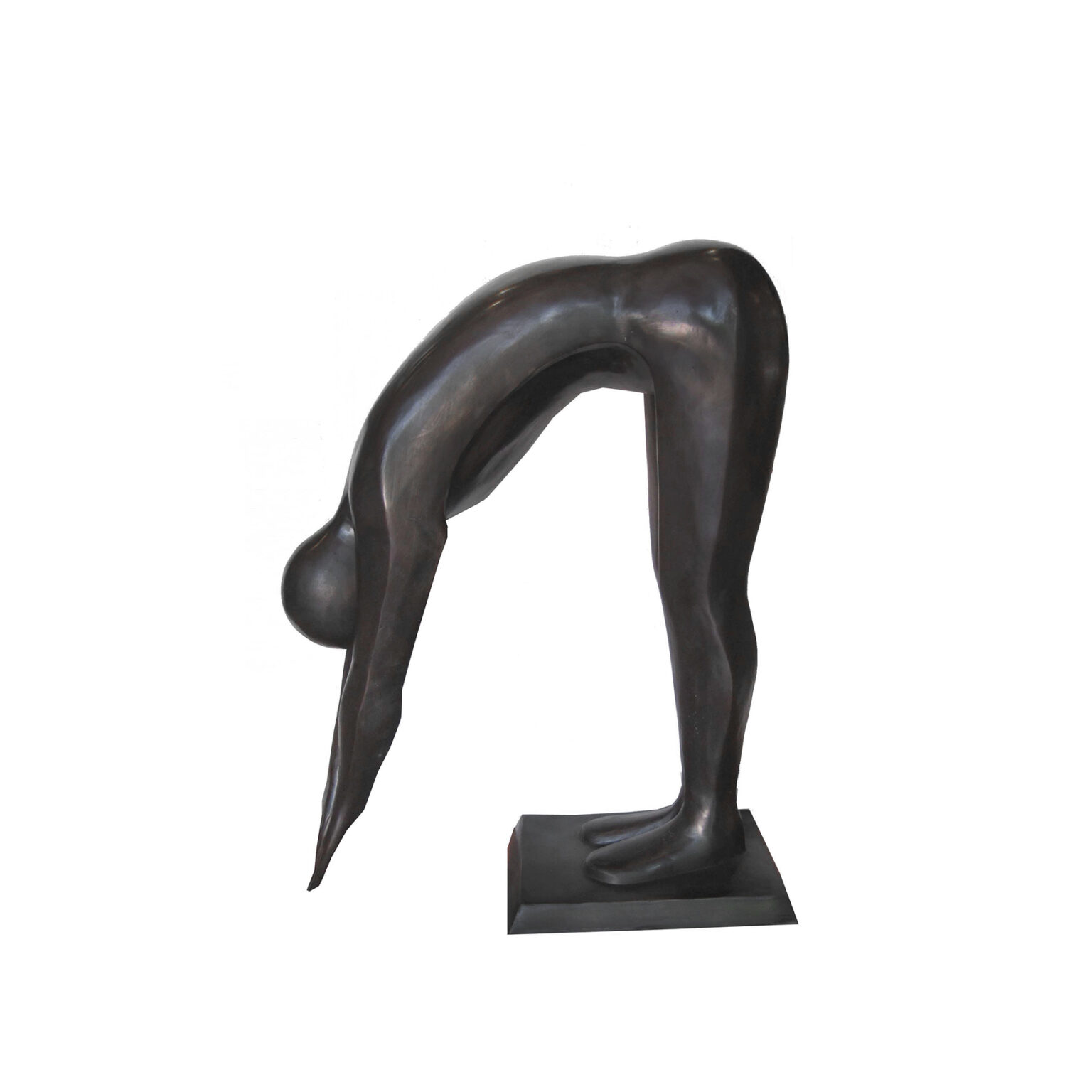 Bronze Contemporary Downward Diver Sculpture Florida Bronze Statues