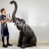 Bronze Big Elephant Fountain Sculpture