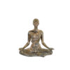 Bronze Namaste Lady Table-top Sculpture
